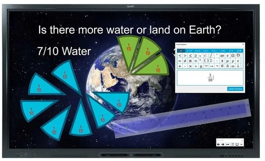 Интерактивная доска Smart Technologies Board SBID-GX186 + Vogel's Rise 5205 (Black)