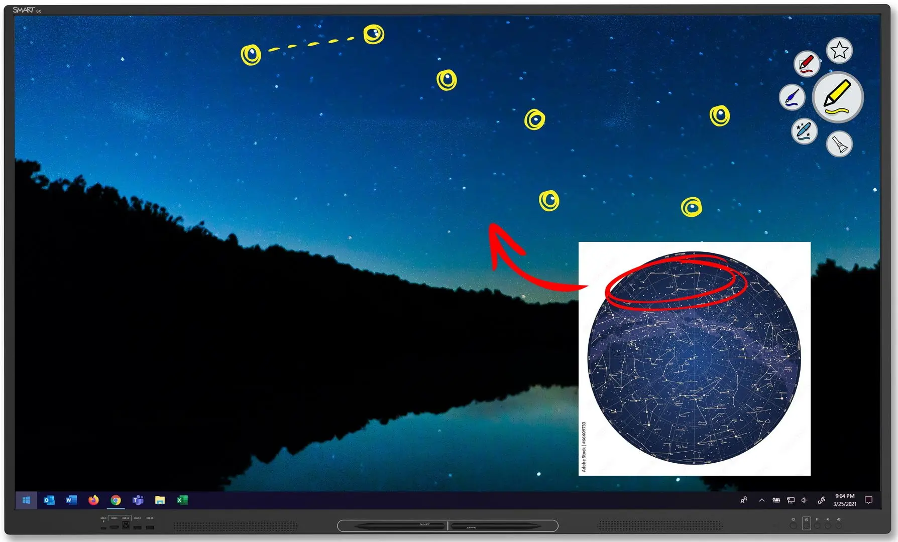 Интерактивная доска Smart Technologies GX186-V2 (Black)