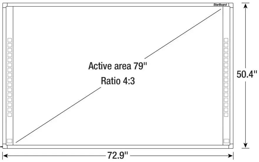 Интерактивная доска StarBoard FX-79E2 (Black) - 5