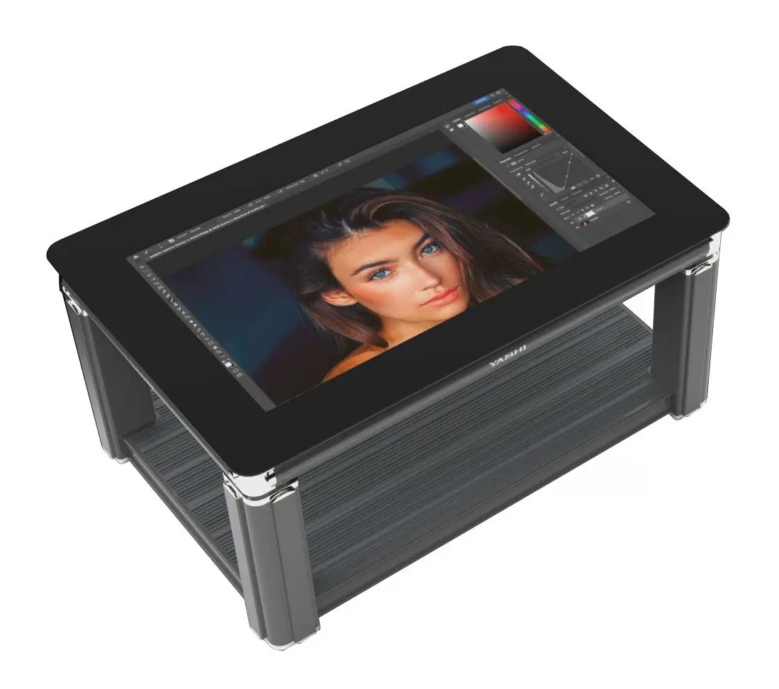 Интерактивный сенсорный стол Yashi iDesk DY4320 (Grey/Black)