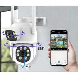 IP camera Besder PTZ 4MP (White) Thumb