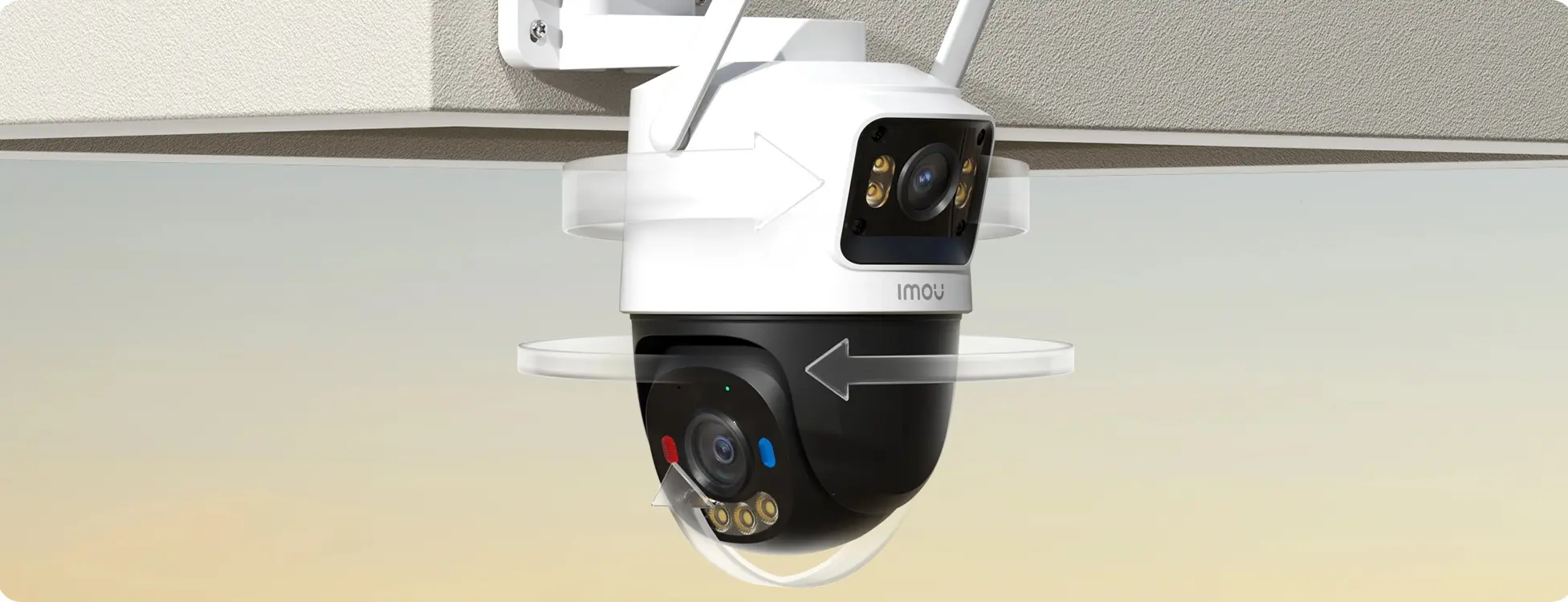 IP camera Imou Cruiser Dual 2C 4G 6MP (White/Black) - 3