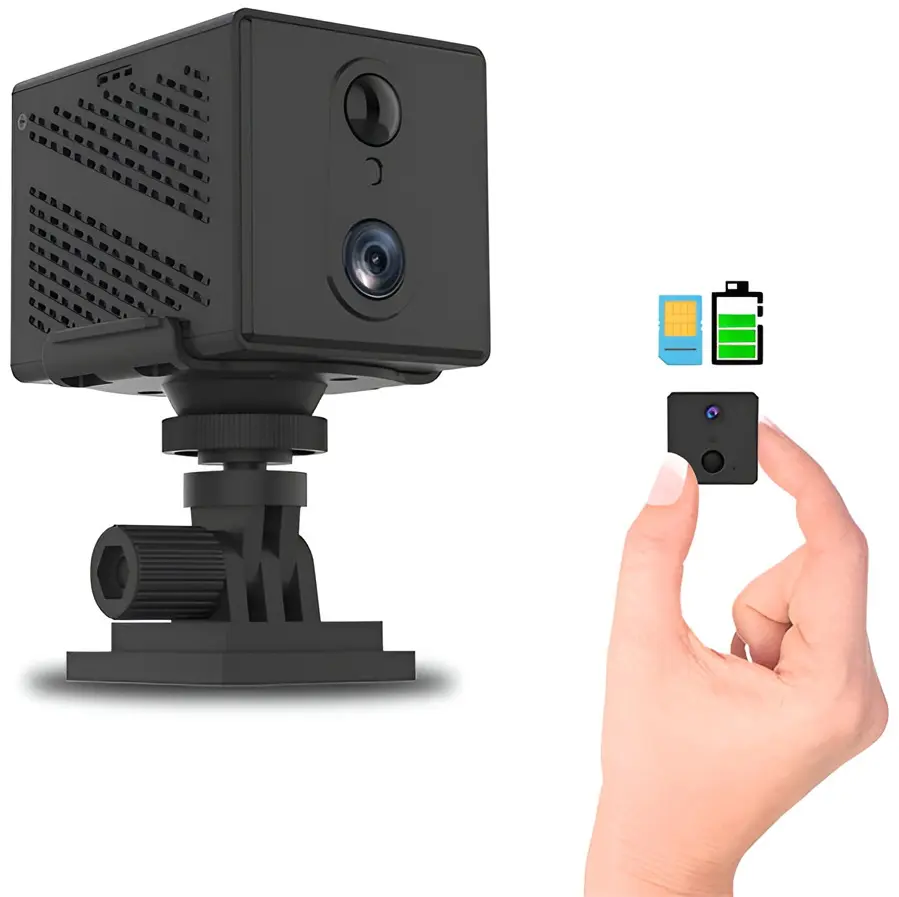 Мини-камера видеонаблюдения A04F-OKAM-4G (Black) - 4