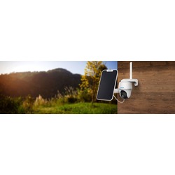 IP camera Reolink Go PT Plus + solar panel (White) Thumb