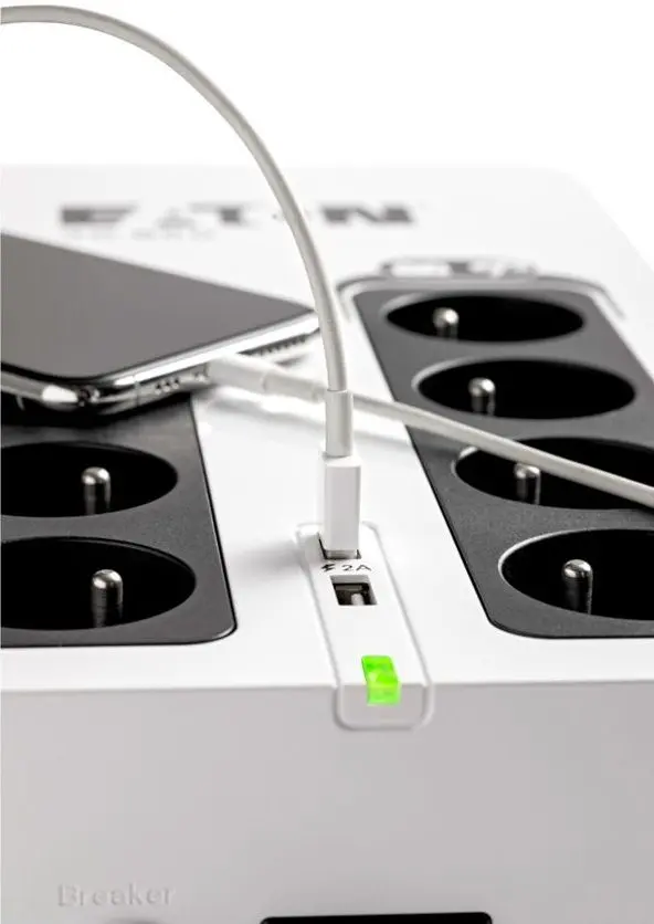 Источник бесперебойного питания Eaton 3S850DIN 850VA/510W (White) - 4