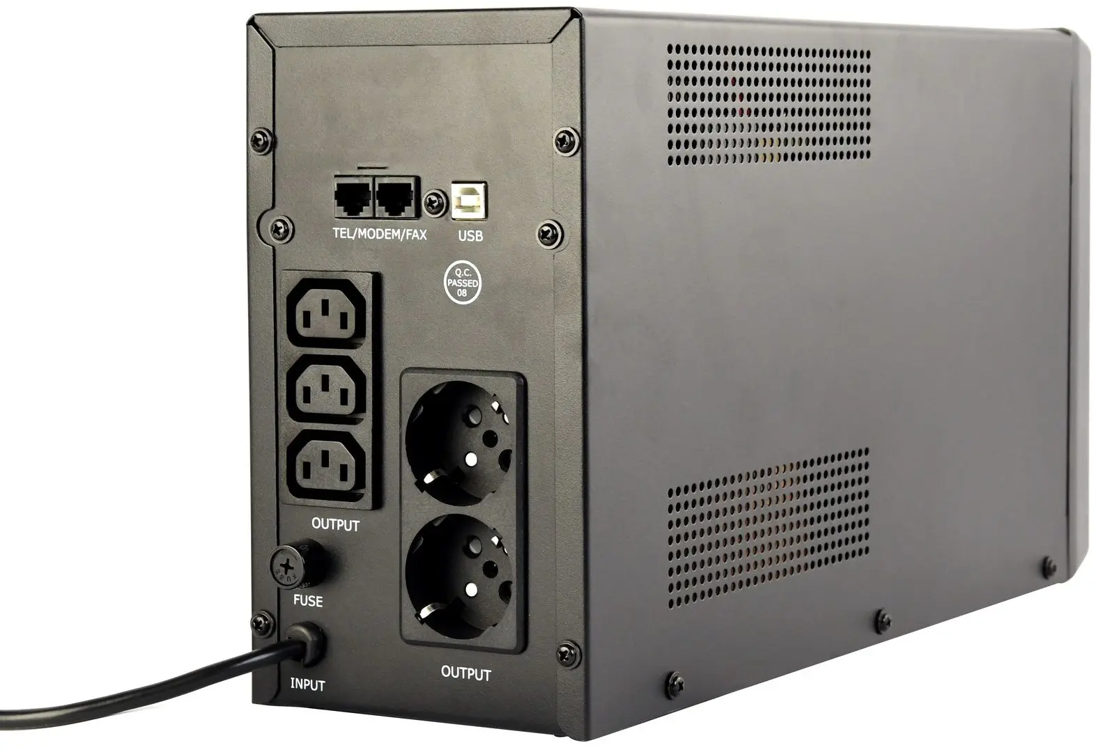 Источник бесперебойного питания Gembird EG-UPS-035 (Black) - 2