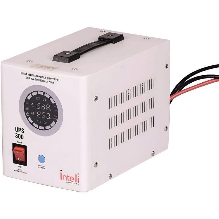 Источник бесперебойного питания + инвертор Intelli UPS 300 (White)