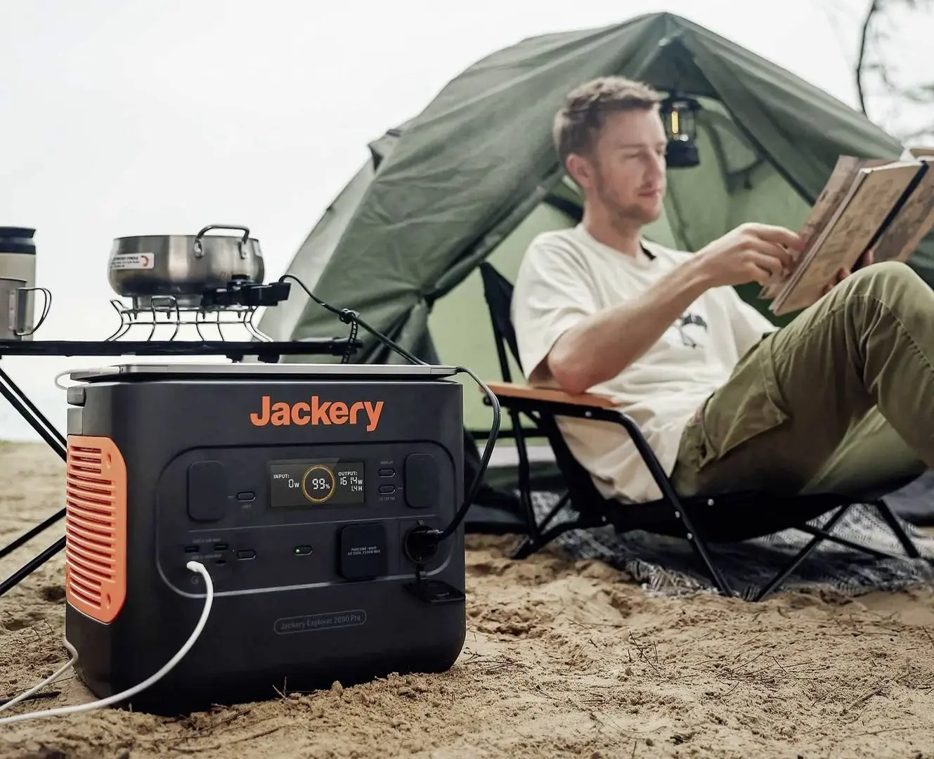 Источник бесперебойного питания Jackery Explorer 2000 Pro HTE0782000 (Black/Orange) - 3