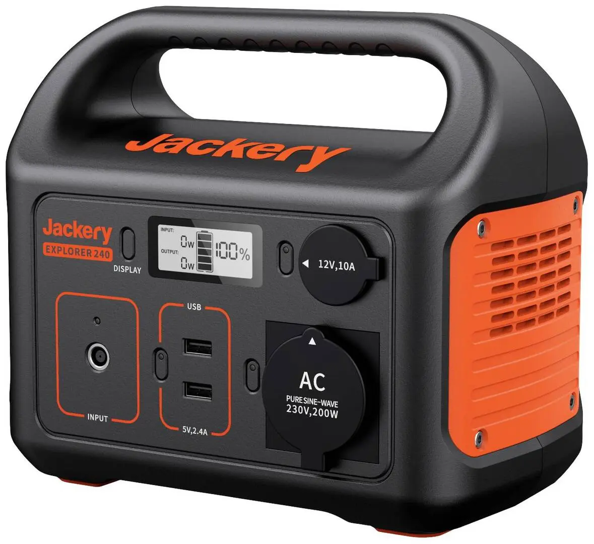 Источник бесперебойного питания Jackery Explorer 240 HTE032240EU (Black/Orange) - 3