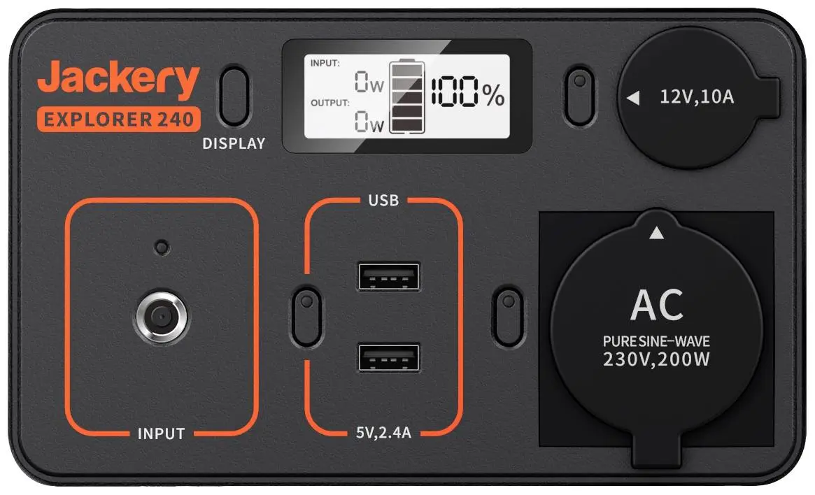 Источник бесперебойного питания Jackery Explorer 240 HTE032240EU (Black/Orange) - 5