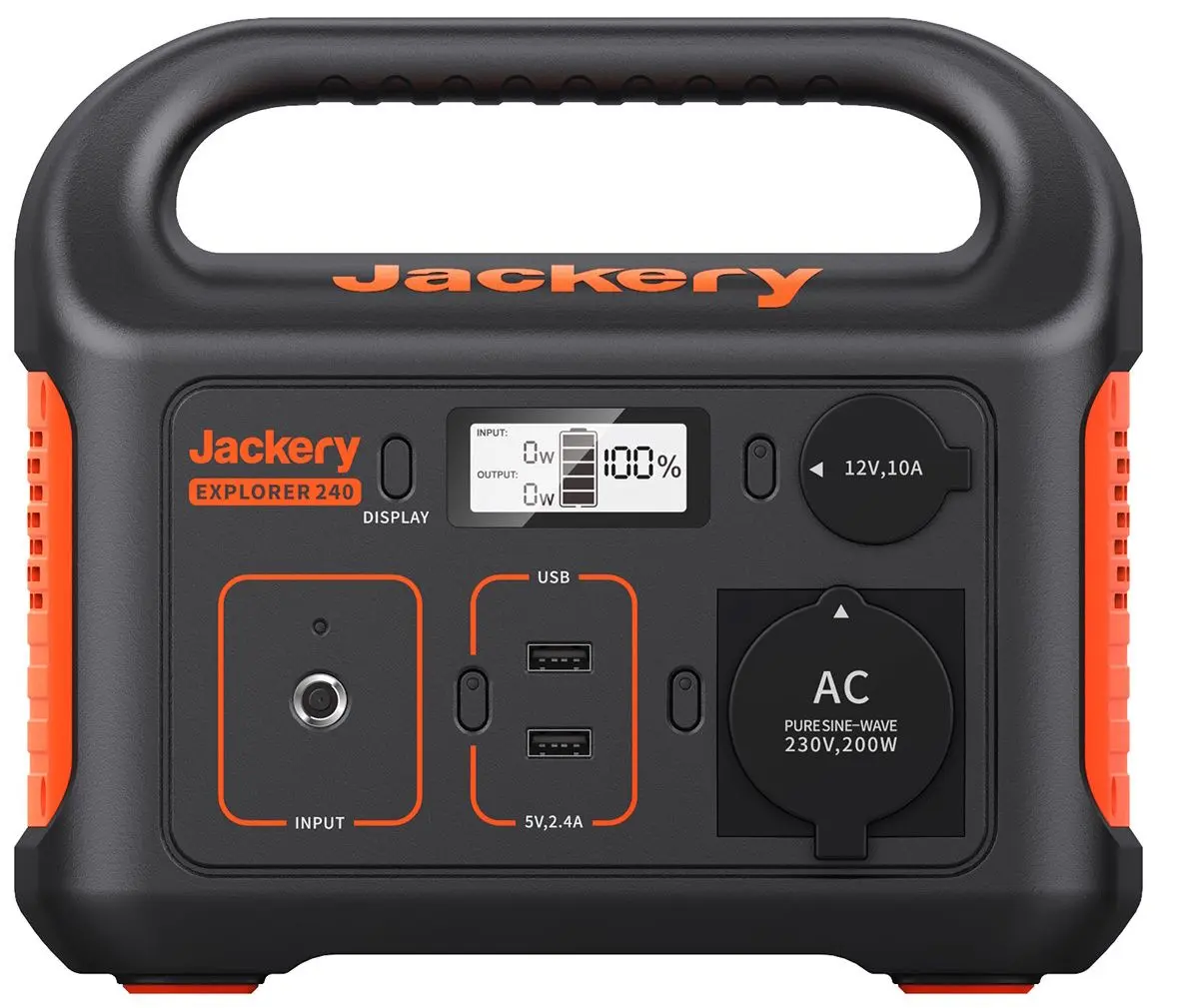 Источник бесперебойного питания Jackery Explorer 240 HTE032240EU (Black/Orange)