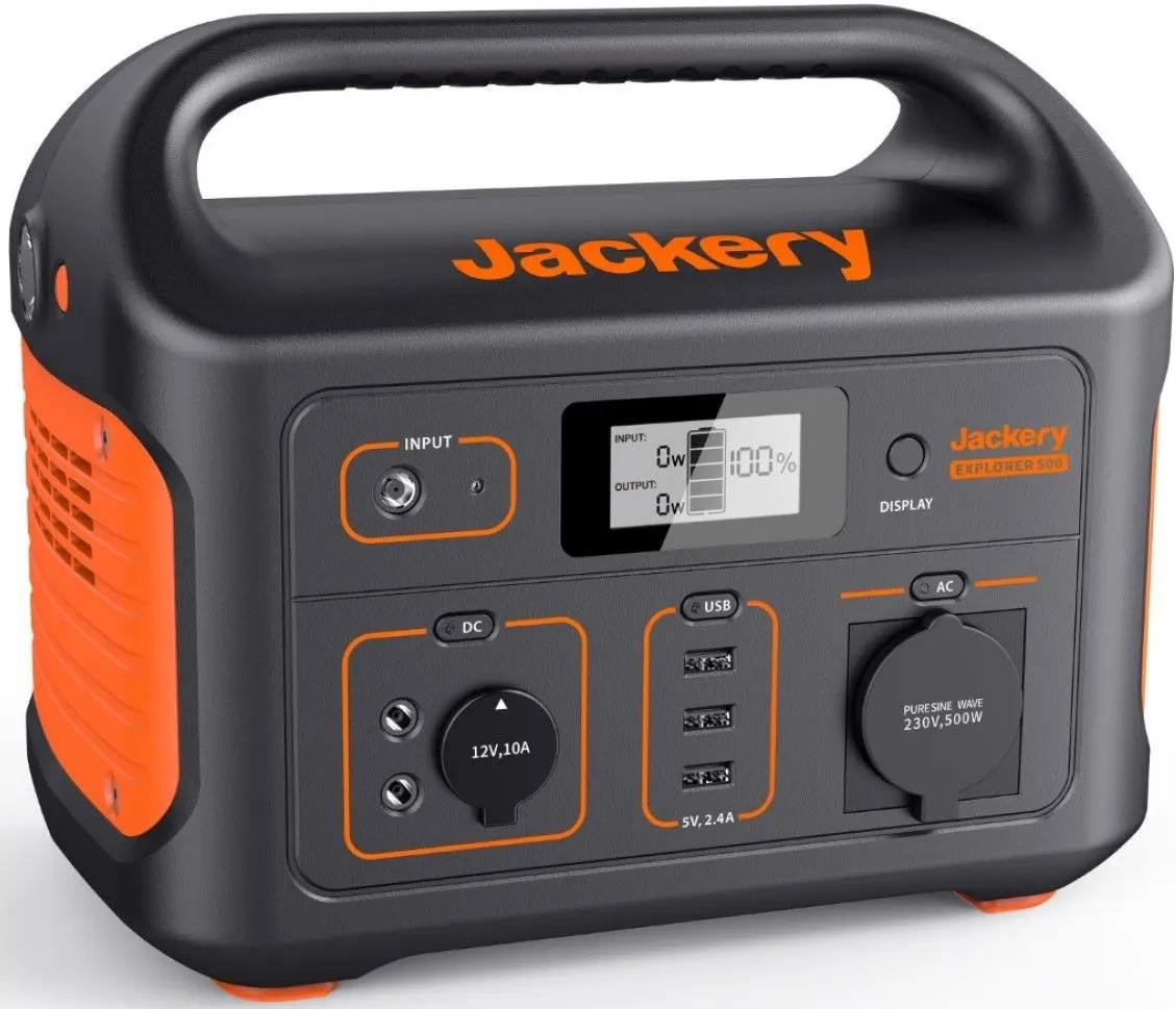 Источник бесперебойного питания Jackery Explorer 500 HTE042500EU (Black/Orange) - 3