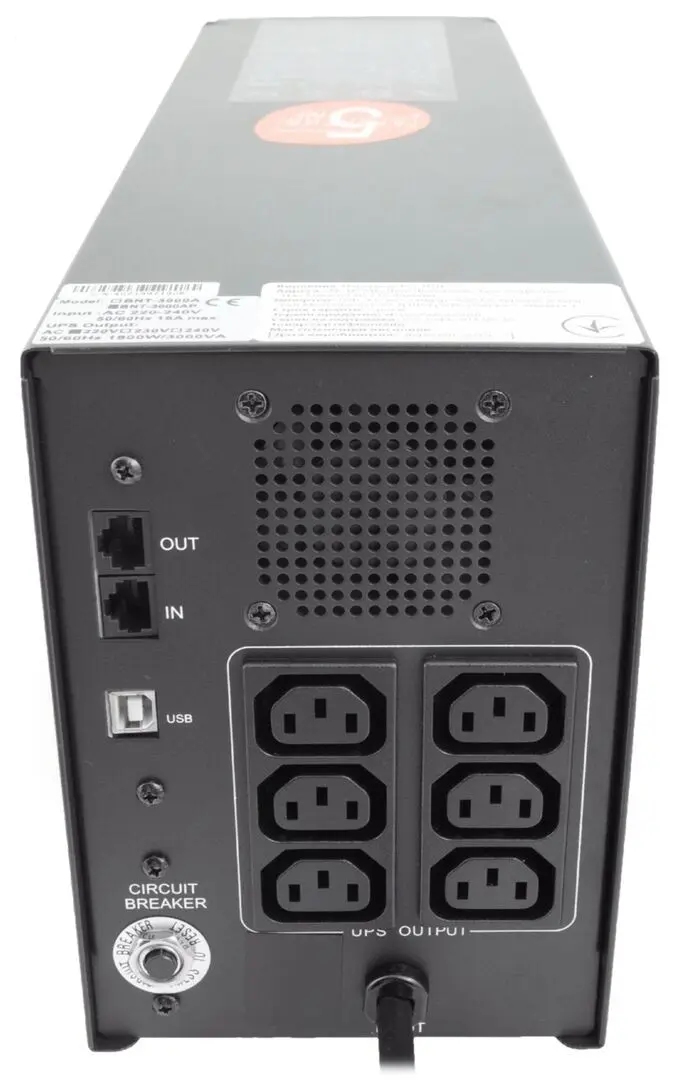 Sursa neintreruptibila PowerCom BNT-3000AP Line Interactive (Black)