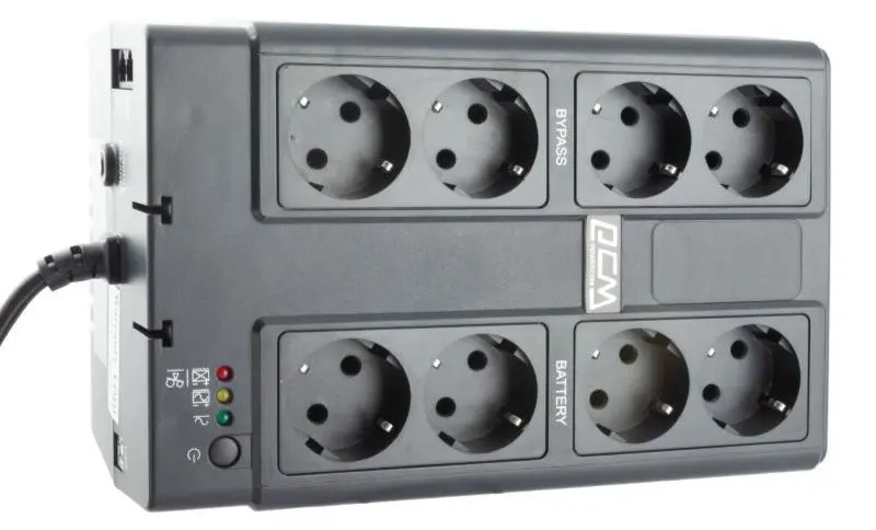 Sursa neintreruptibila PowerCom CUB-650E Line Interactive (Black) - 3