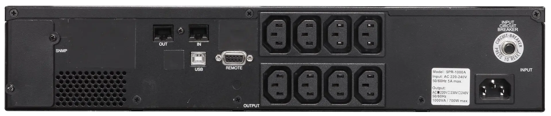 Источник бесперебойного питания PowerCom SPR-2000 (Black)