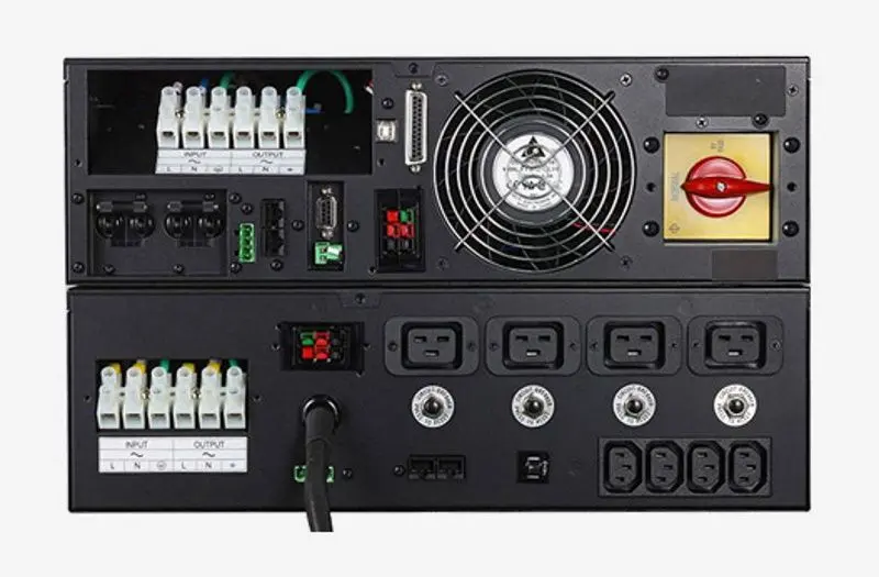 Источник бесперебойного питания PowerCom VCRII-6000 L without battery (Black)