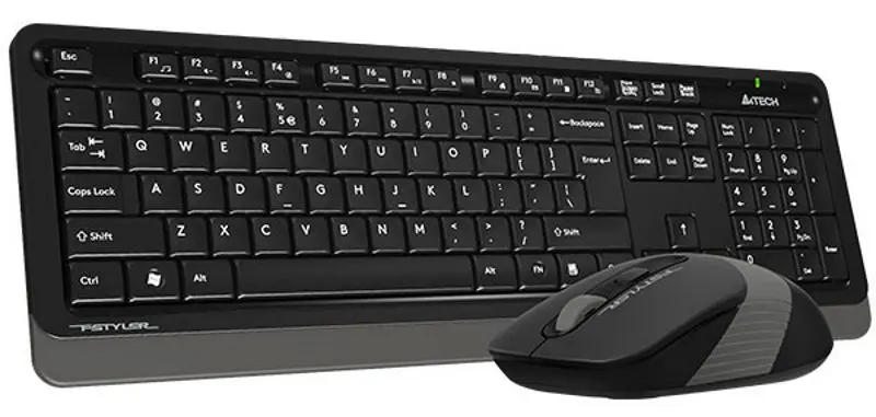 Беспроводной комплект клавиатура + мышь A4Tech FG1010S (Grey)