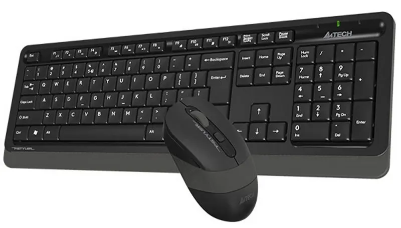 Беспроводной комплект клавиатура + мышь A4Tech FG1010S (Grey)