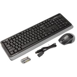Беспроводной комплект клавиатура + мышь A4Tech FG1035 (Black/Grey) Thumb
