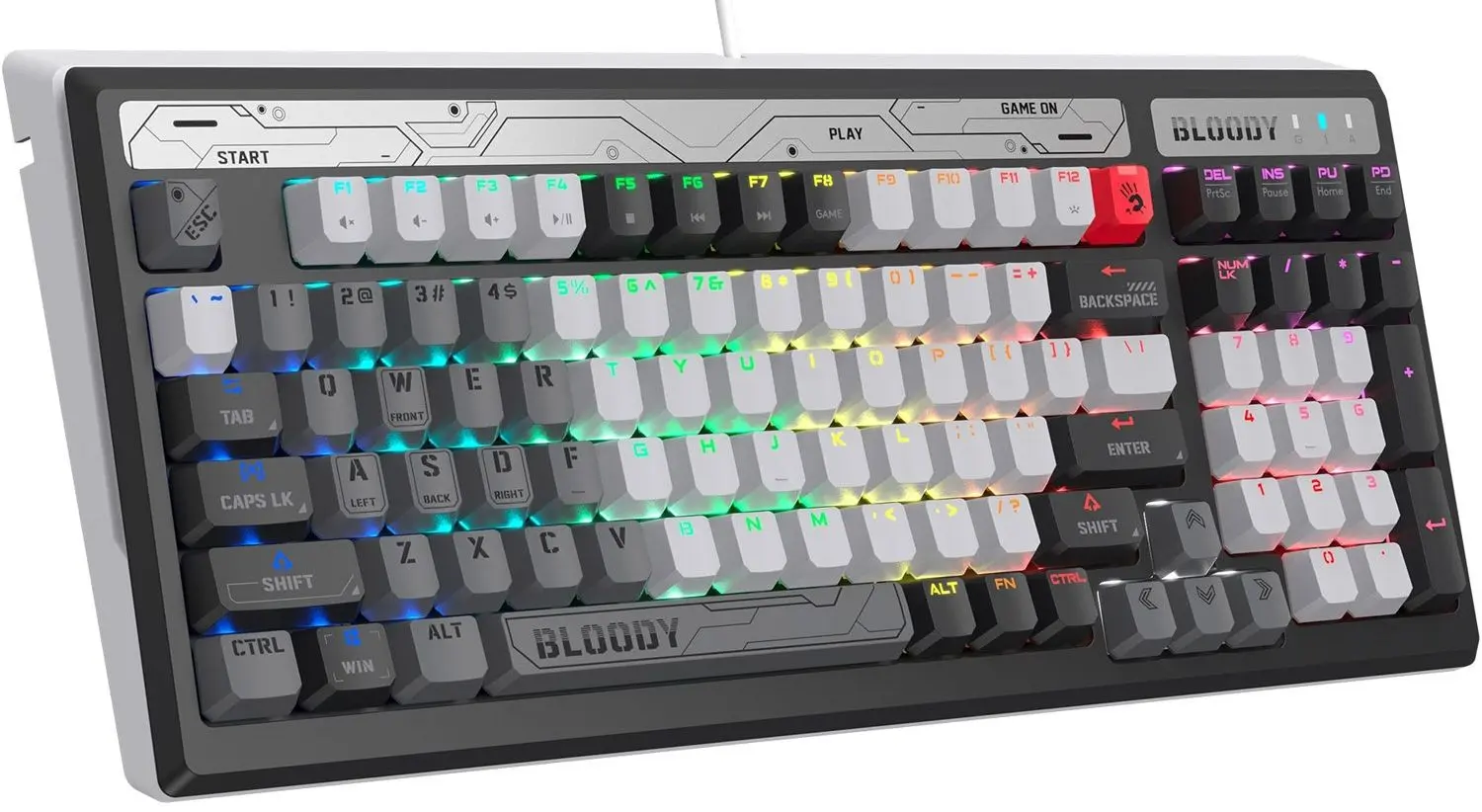 Клавиатура A4Tech Bloody B950 (Warrior Grey)