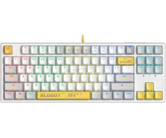 Tastatura A4Tech Bloody S87 (Energy White)