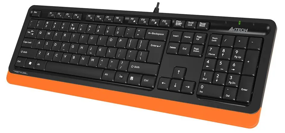 Tastatura A4Tech Fstyler FK10 (Black/Orange) - 2