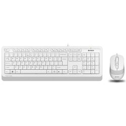 Set tastatura + mouse A4Tech Fstyler F1010 (White/Gray)