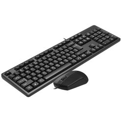 Комплект клавиатура + мышь A4Tech KK-3330 (Black) Thumb