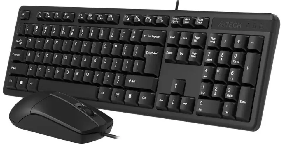 Комплект клавиатура + мышь A4Tech KK-3330 (Black) - 4