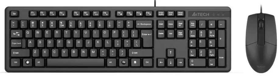 Комплект клавиатура + мышь A4Tech KK-3330 (Black)