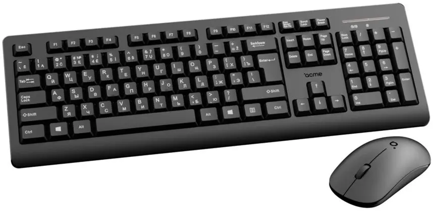 Set tastatura + mouse fara fir Acme WS12 (Black) - 3