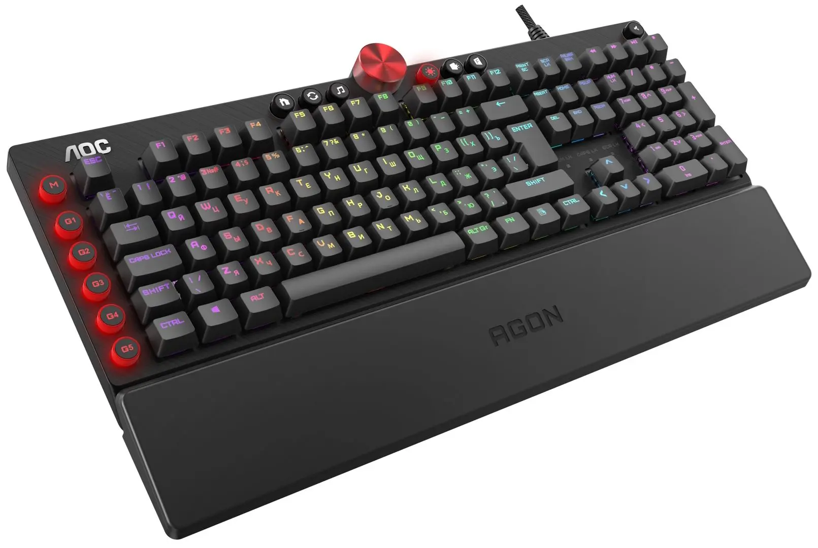 Клавиатура Aoc Agon AGK700 (Black/Red) - 2