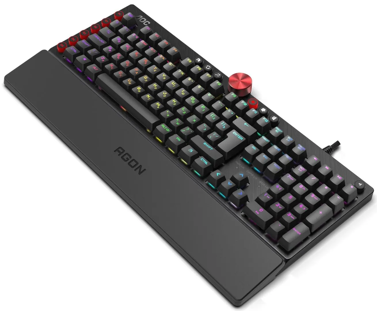 Клавиатура Aoc Agon AGK700 (Black/Red) - 4