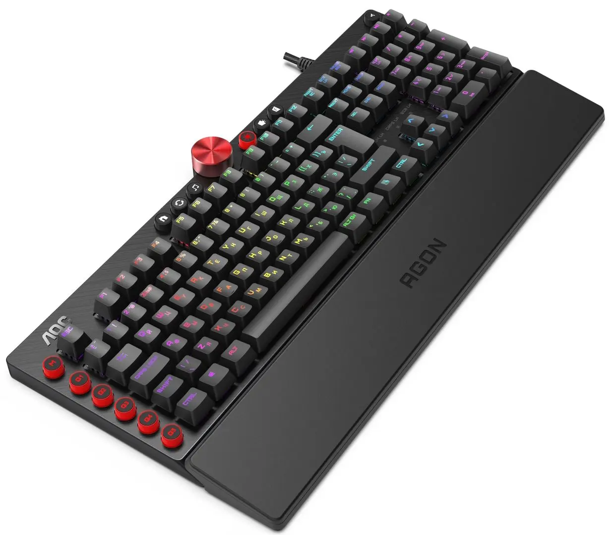 Клавиатура Aoc Agon AGK700 (Black/Red) - 7