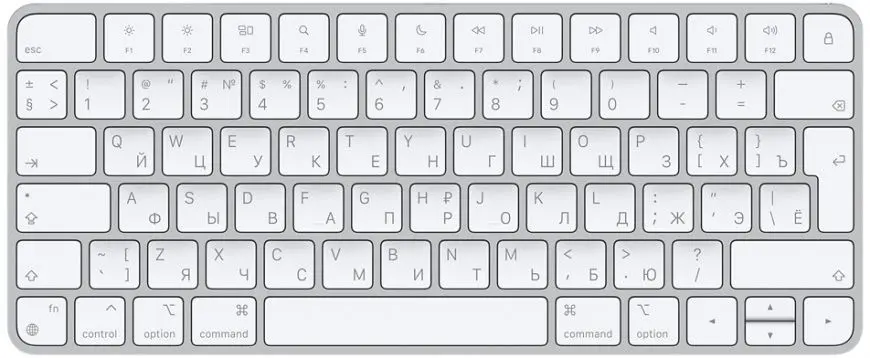 Tastatura fara fir Apple Magic Keyboard MK2A3RS/A (White/Gray)