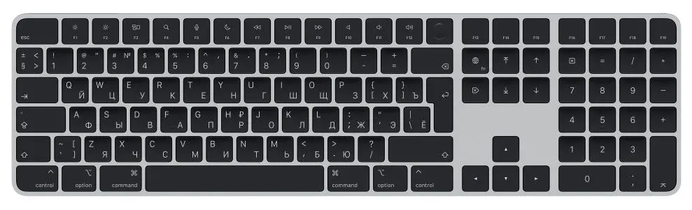 Беспроводная клавиатура Apple Magic Keyboard MMMR3RS/A (Black Keys)