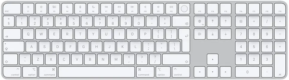 Беспроводная клавиатура Apple Magic Keyboard with Touch ID MK2C3Z/A (White)