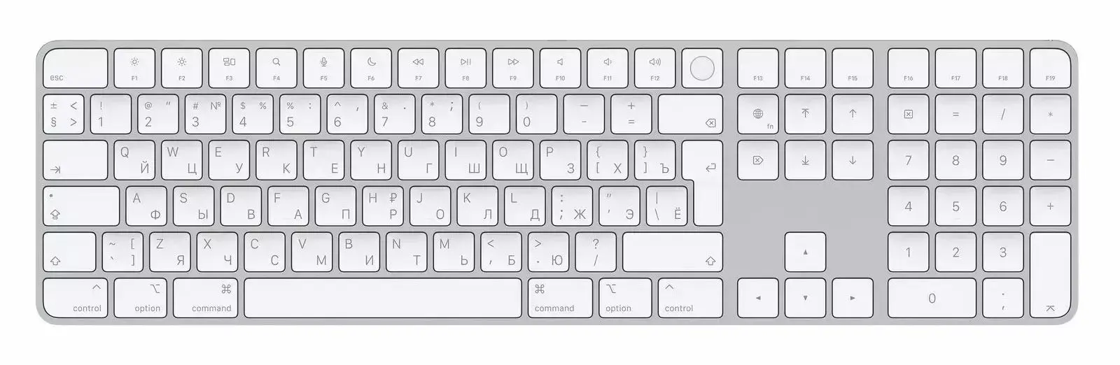 Беспроводная клавиатура Apple Magic ZKMK2C3RSA (White)