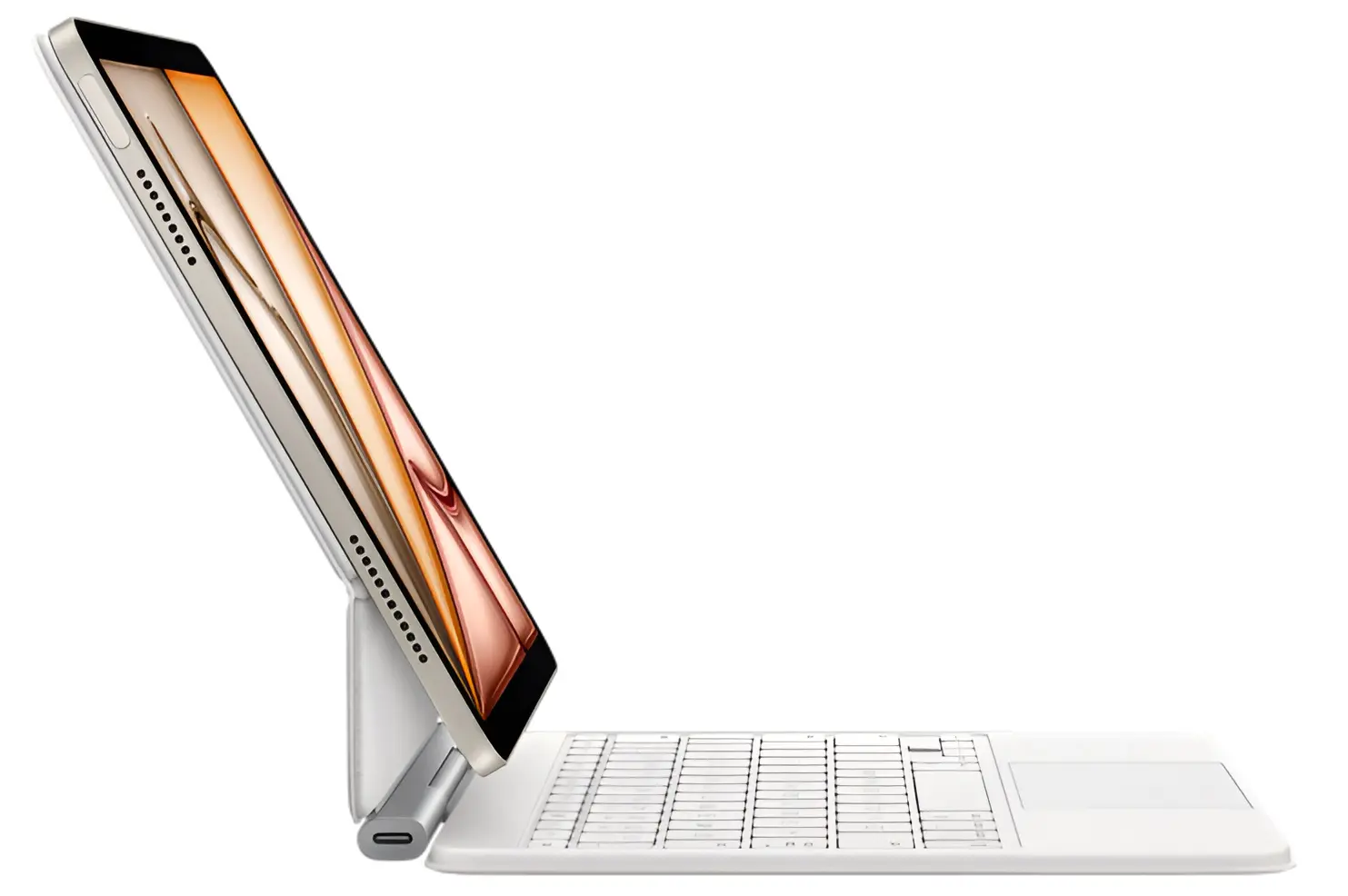 Husa cu tastatura pentru tableta Apple iPad Pro 11 inch (White) - 3