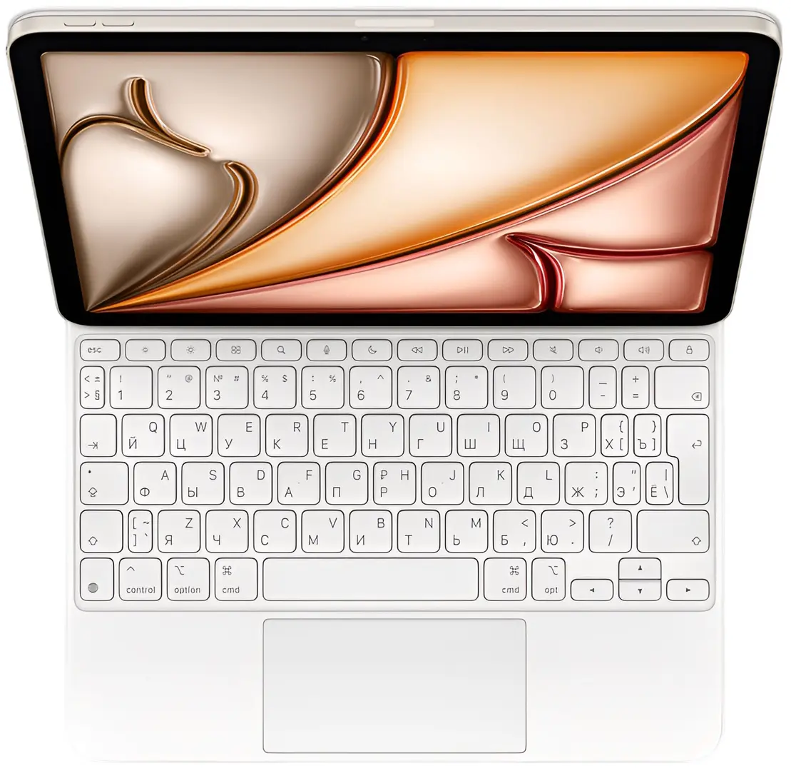 Husa cu tastatura pentru tableta Apple iPad Pro 11 inch (White)