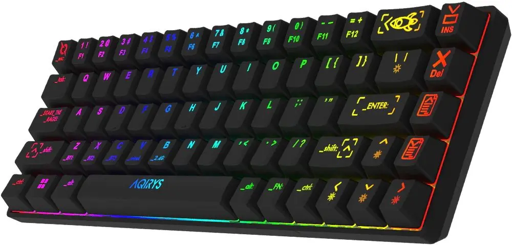 Tastatura fara fir Aqirys Mira (Black) - 2