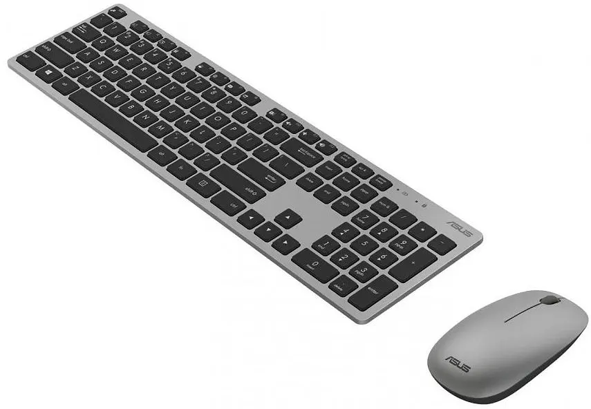 Set tastatura + mouse fara fir Asus W5000 (Gray/Black)