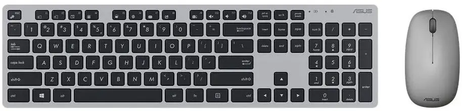 Set tastatura + mouse fara fir Asus W5000 (Gray/Black)