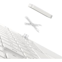 Set tastatura fara fir + husa Baseus Brilliance Pro (White) Thumb