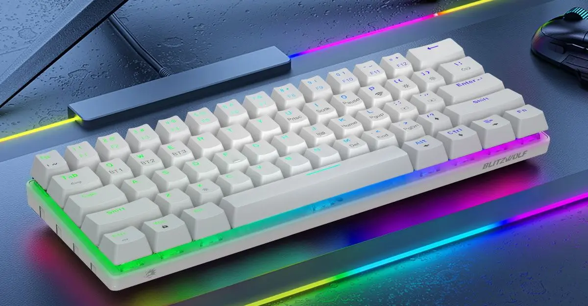 Tastatura fara fir BlitzWolf BW-KB0 (White)