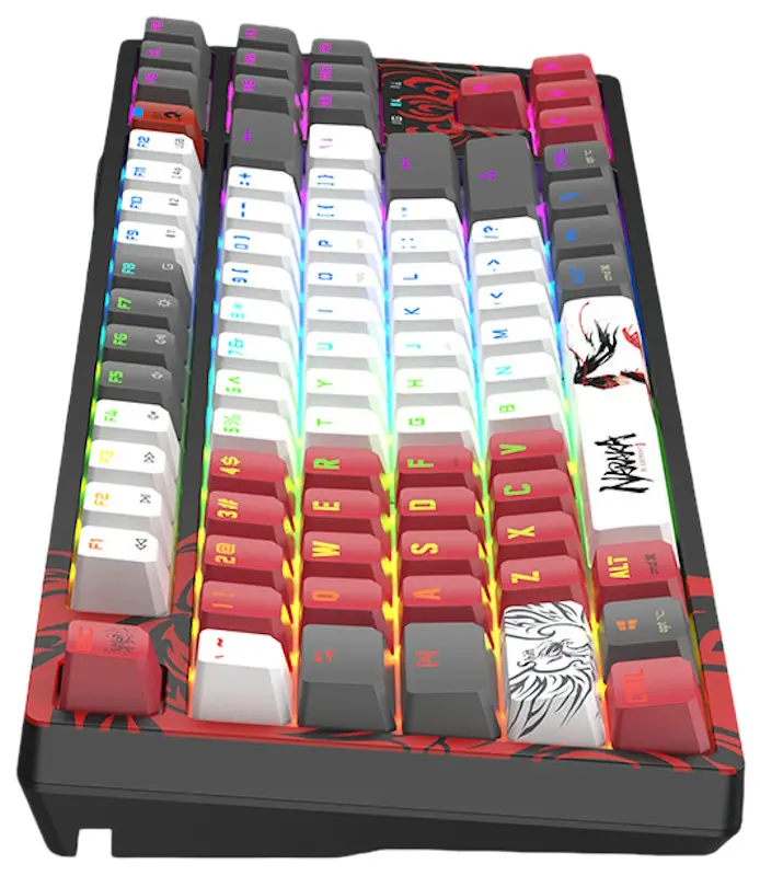 Tastatura fara fir Bloody WS87 Naraka (Black)