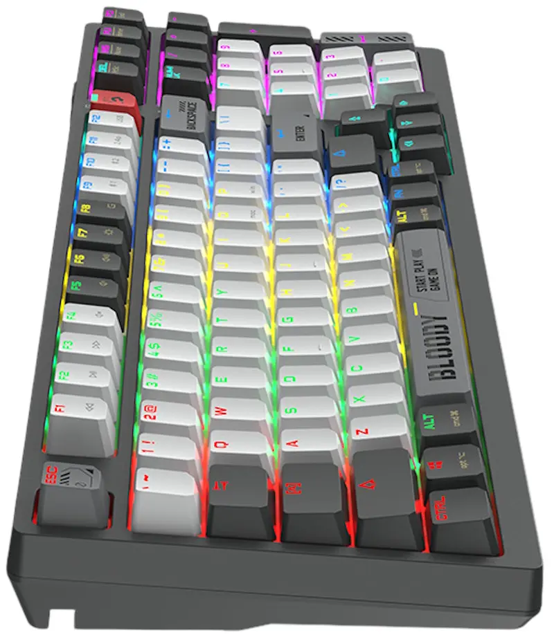 Tastatura fara fir Bloody WS98 (Grey)