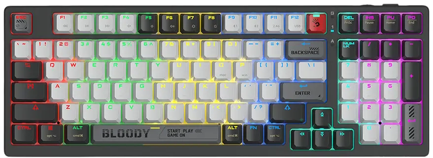 Tastatura fara fir Bloody WS98 (Grey)