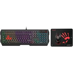 Set tastatura + mouse + covoras Bloody B1700 (Black) Thumb