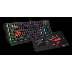 Set tastatura + mouse + covoras Bloody B1700 (Black) Thumb